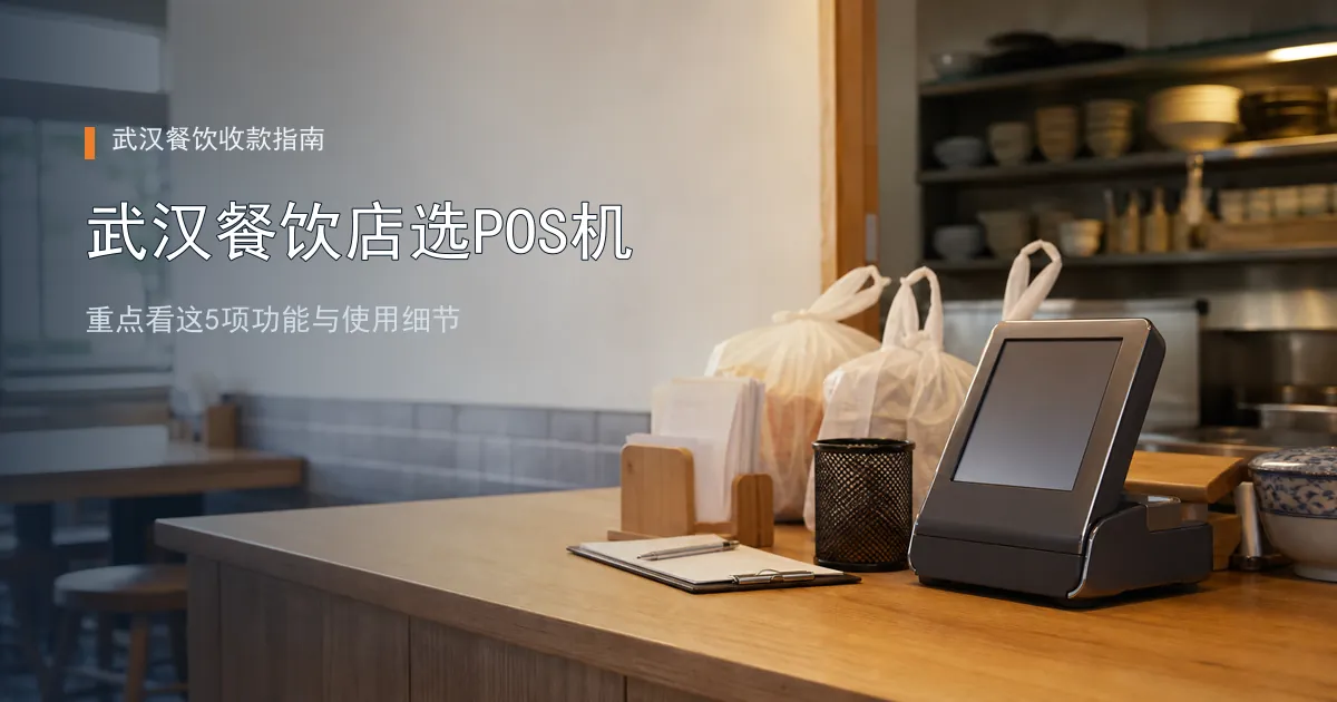 武汉餐饮店选POS机，要重点看这5项功能与使用细节