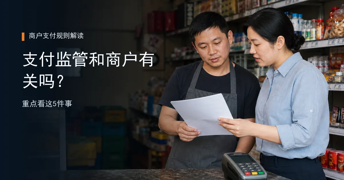 非银行支付机构监管规则与商户有什么关系？重点看这5件事