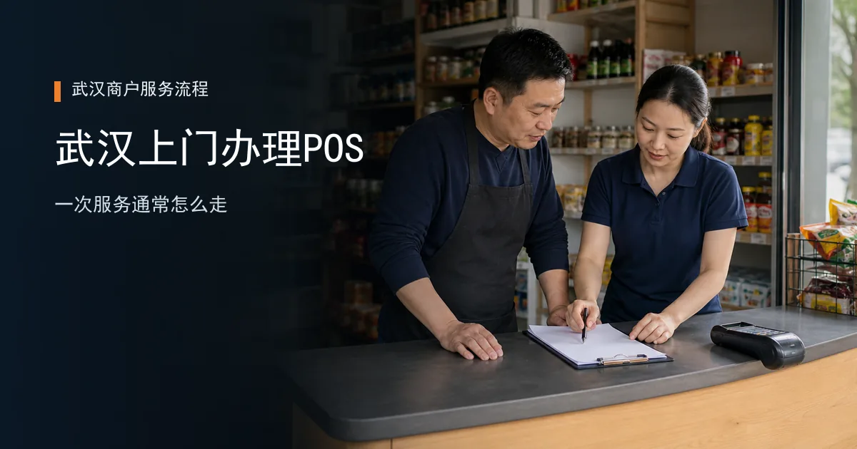 武汉上门办理POS，一次服务通常怎么走？