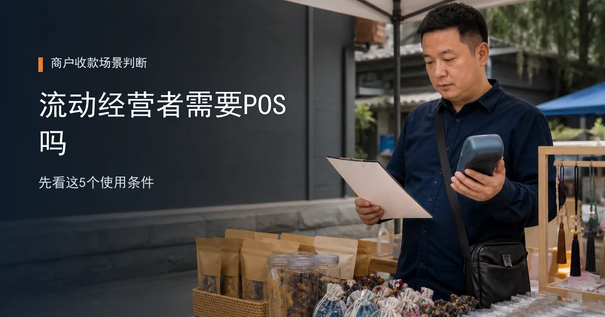 流动经营者需要POS吗？先看这5个使用条件