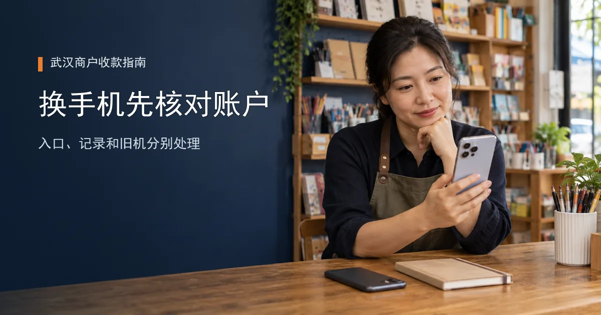 换手机使用立刷商户版，旧手机处理前先核对什么？
