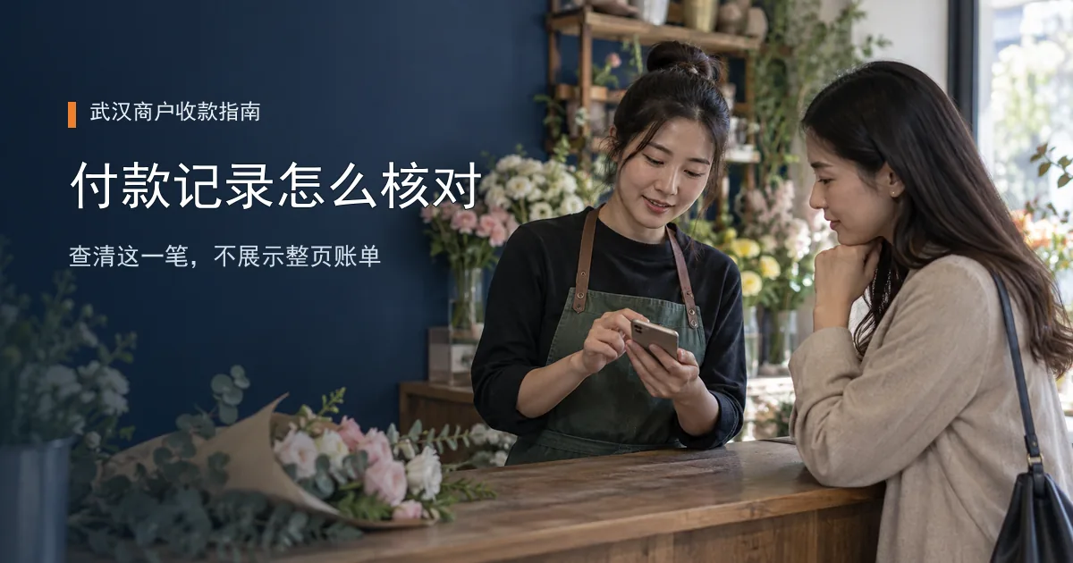 顾客想看POS付款记录，商户怎样核对又不露出无关信息？