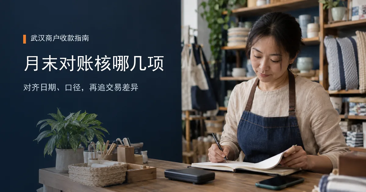 月末对账发现POS金额不一致，商户先从哪几处核起？