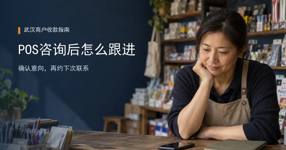 POS咨询后怎么跟进？先确认意向，再约下次联系