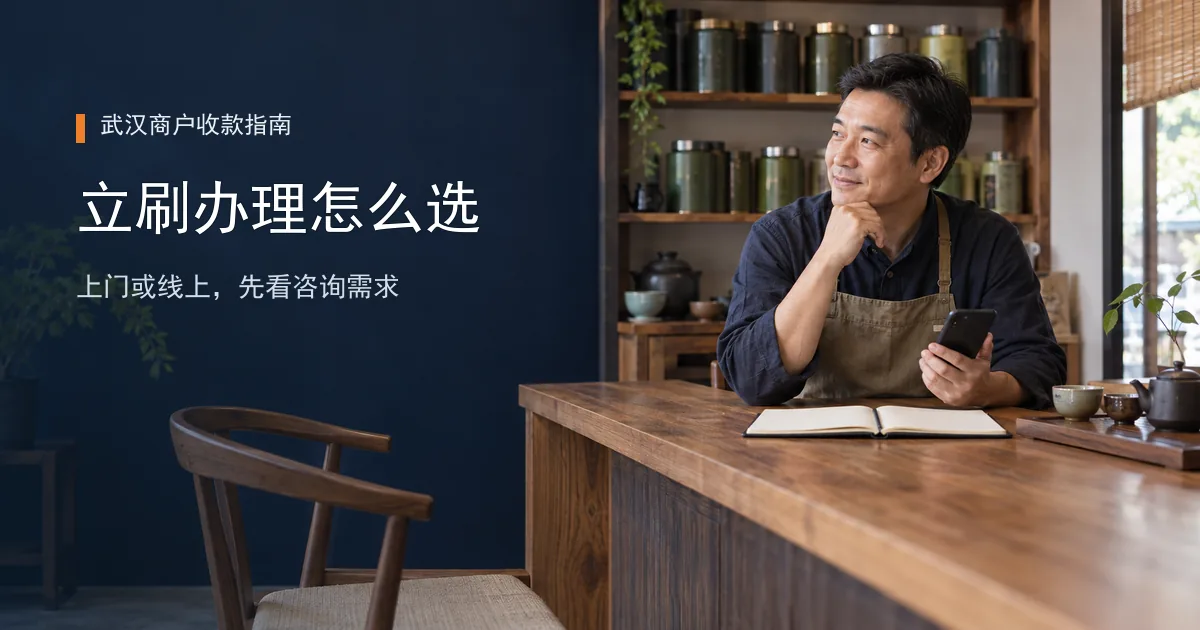 武汉办理立刷微智能POS，上门和线上咨询怎么选？